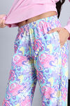 Zivame Knit Poly Pyjama Set - Pink Lady — thumbnail 6